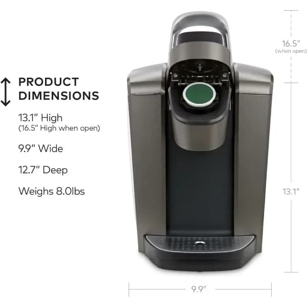 Functional K-Cup Pod Coffee Machine With Wifi 4K UHD Camera