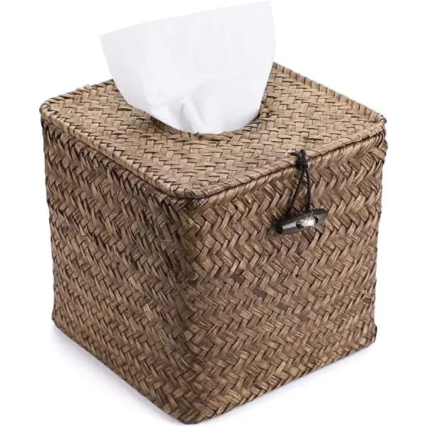 4K UHD Woven Tissue Box With 4G Wireless Cellular Camera