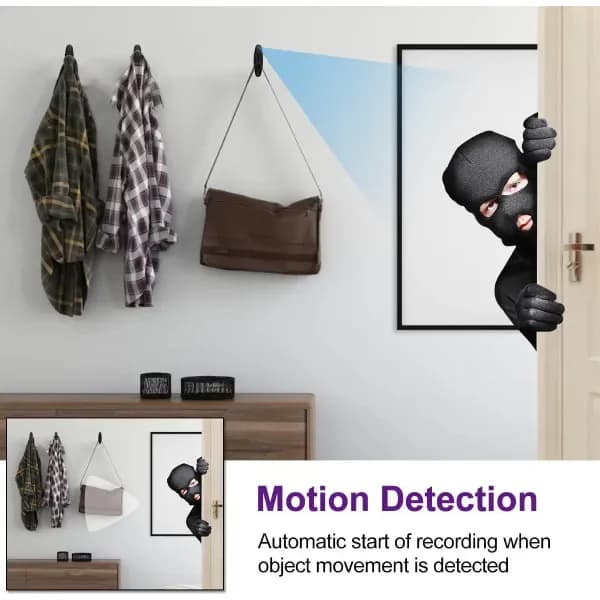 Door Hook Hanger With 1080P HD Camera
