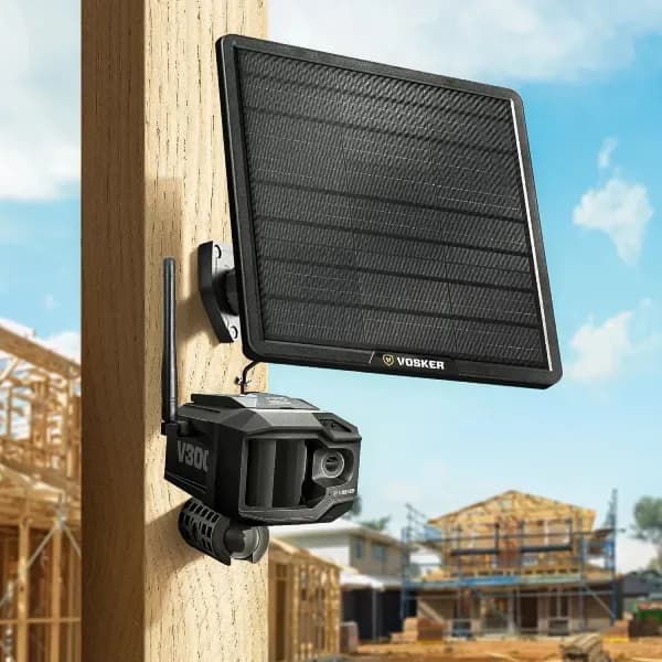 Vosker Ultimate V300 4G LTE Solar Powered Construction Wireless Security Camera