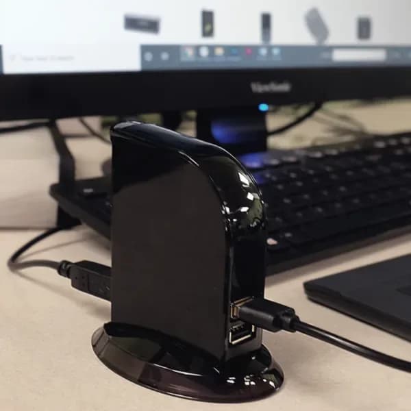 5 Port USB Desk Power Extension Hub With Wifi 4K Camera