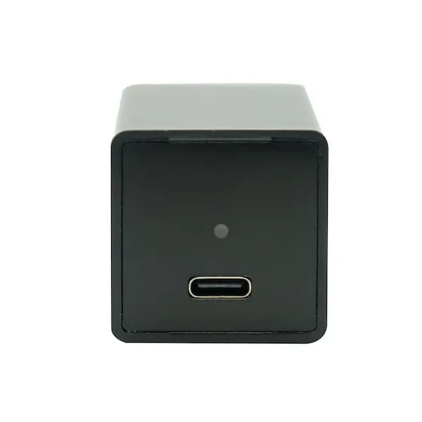 USB C Smartphone Brick Charger With 1080P HD Wifi Camera