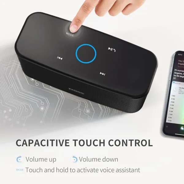 4K UHD Bluetooth Wireless Portable Music Speaker Wi-Fi Camera