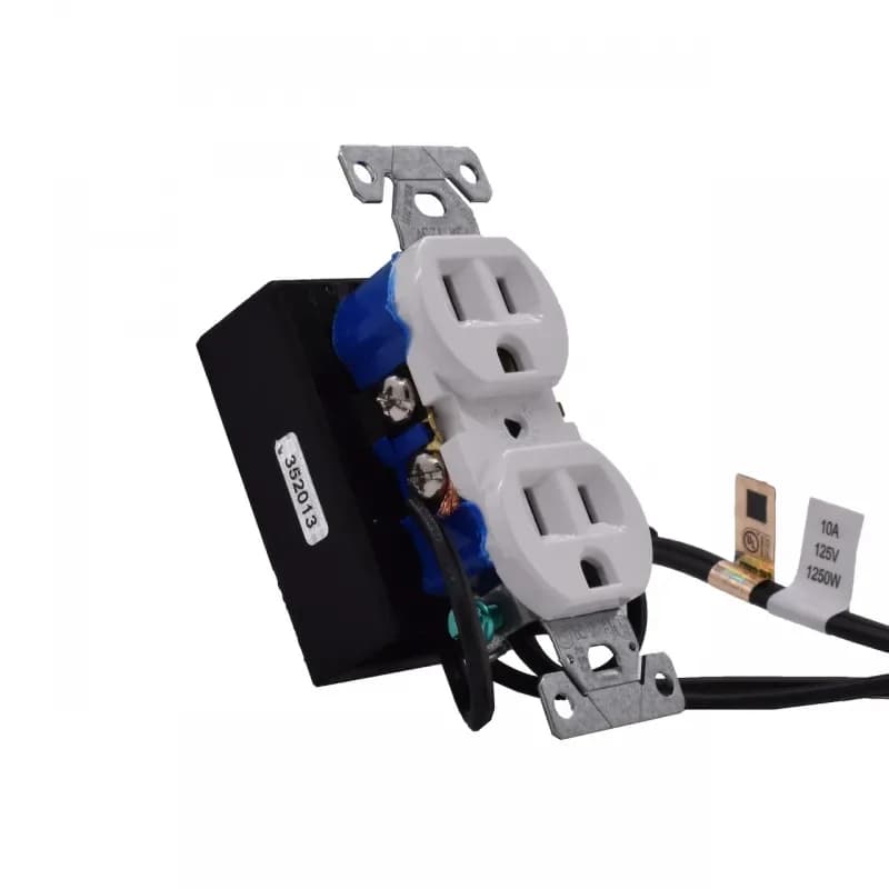 Hardwired Receptacle Wall Outlet Plug With Wifi 4K UHD Camera