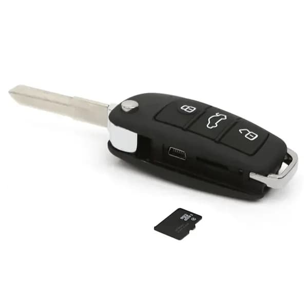 1080P HD Remote Control Key Fob Motion Detection Night Vision Camera