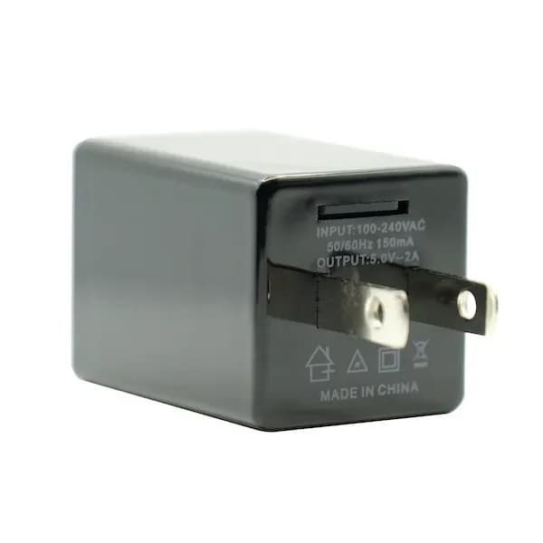 USB C Smartphone Brick Charger With 1080P HD Wifi Camera