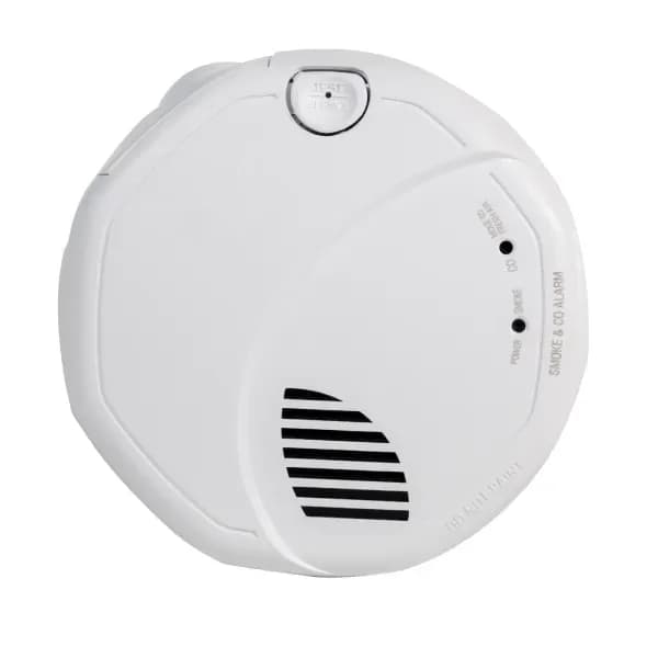 Smoke Fire Alarm Detector With Dual 4K UHD Wifi Night Vision Cameras