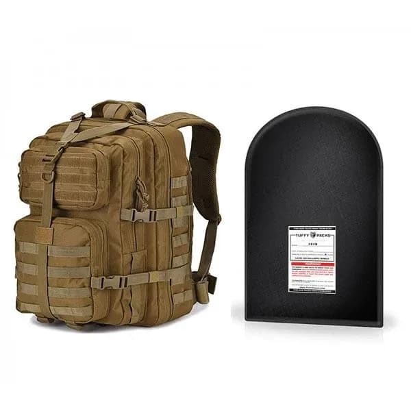 Military 12″ X 18″ Tactical Bulletproof Backpack Level IIIA Ballistic Armor Shield